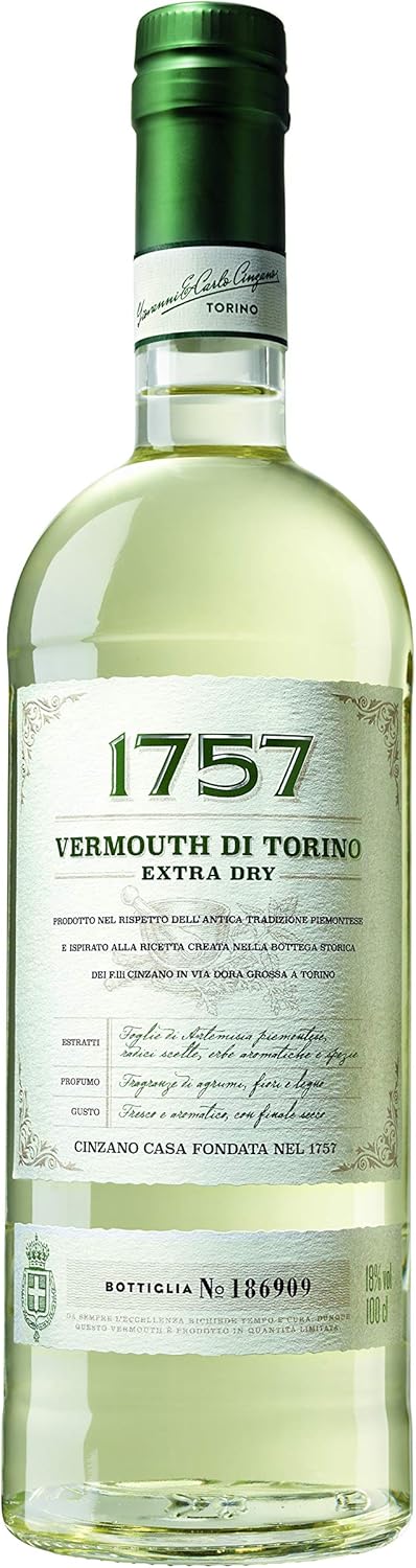 Cinzano 1757 Extra Dry Vermouth 1000ml
