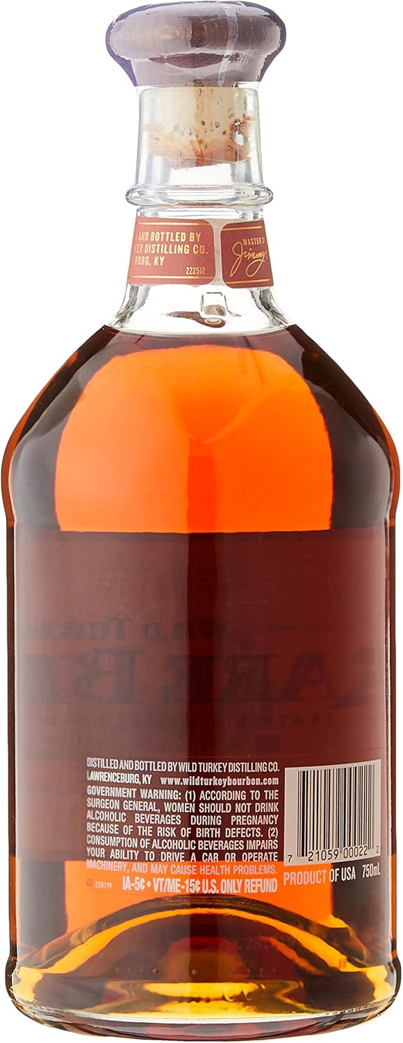 Wild Turkey Rare Breed, Bourbon Whiskey 750ml - Image 2