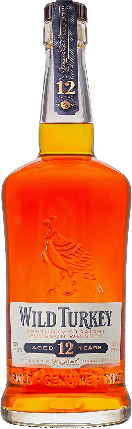 Wild Turkey 12 Years Old, Bourbon Whiskey 700ml