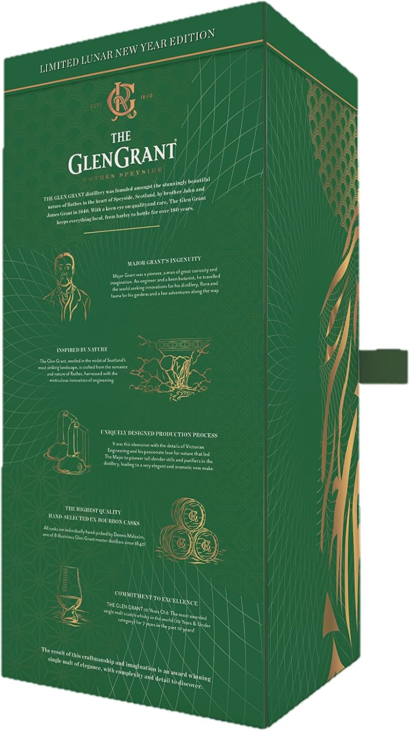 Glen Grant 10 Year Old, Single Malt Scotch Whisky 700ml - Image 2