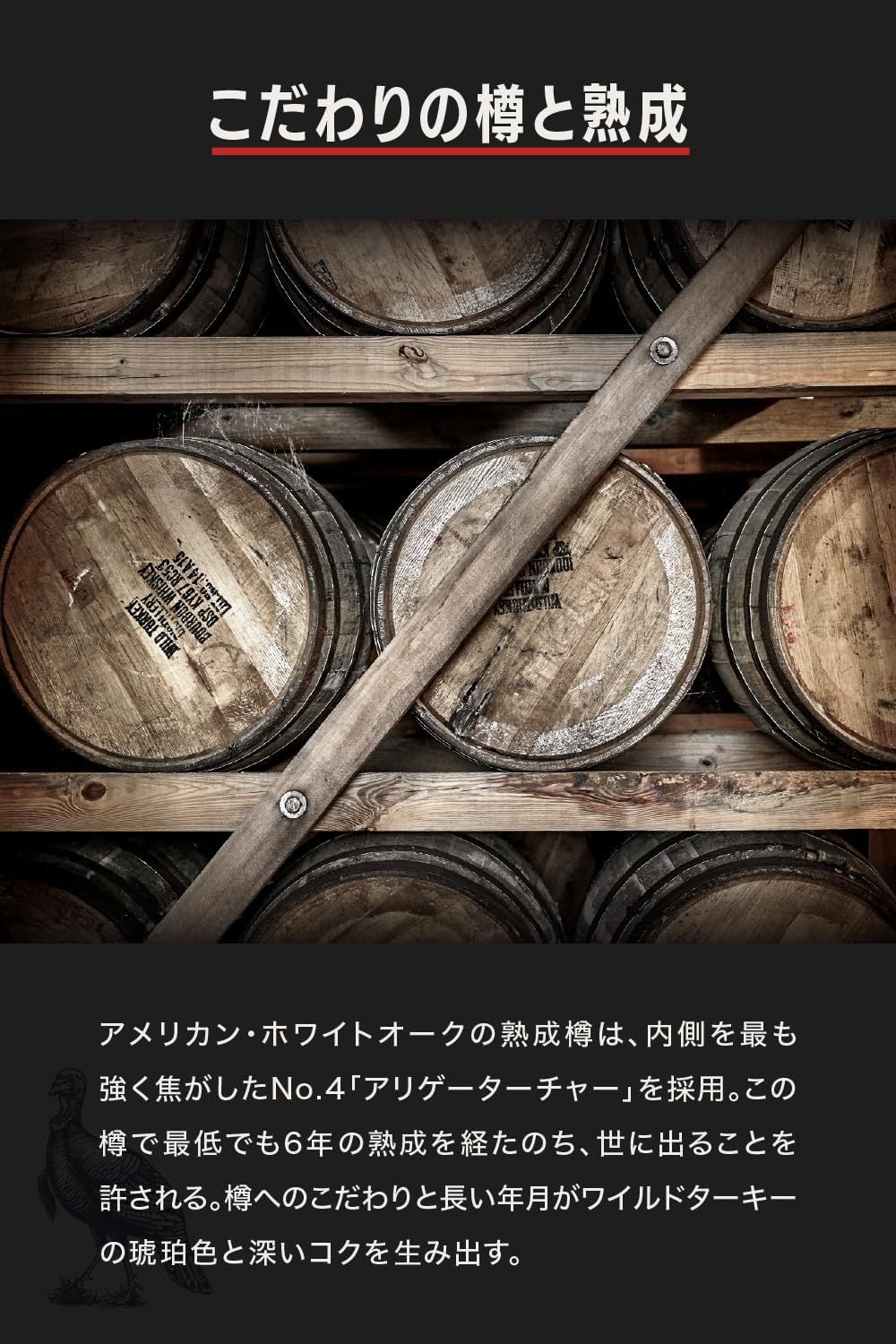 Wild Turkey Kentucky Straight Rye Whiskey, 700ml - Image 5