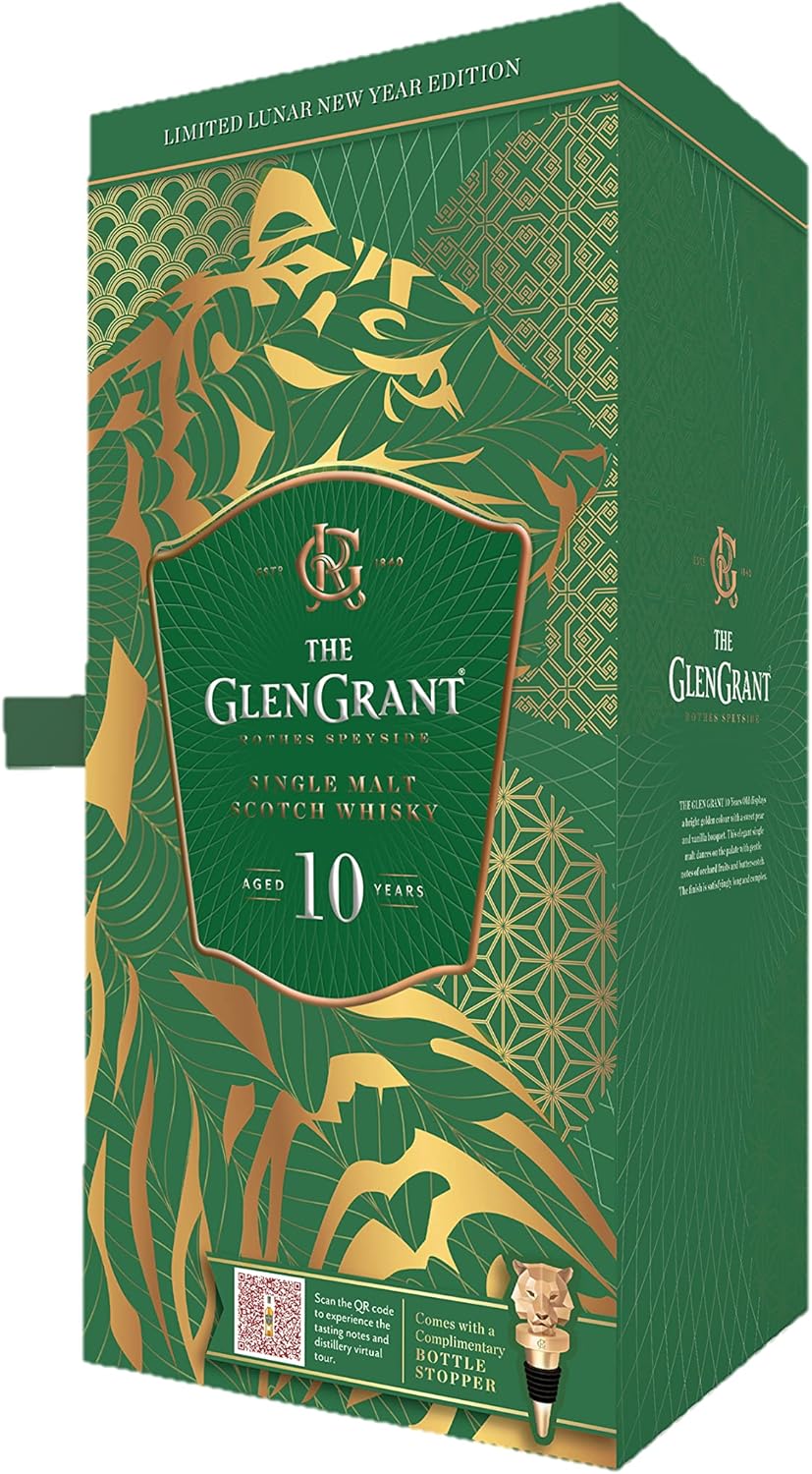 Glen Grant 10 Year Old, Single Malt Scotch Whisky 700ml - Image 3